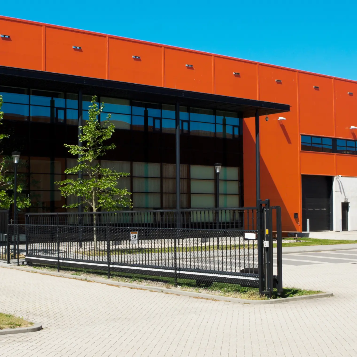 orange building